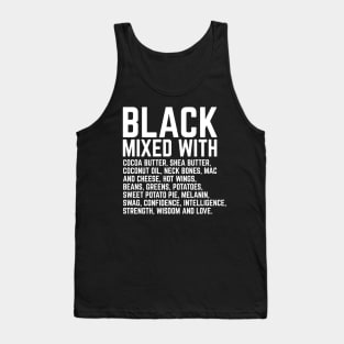 Black Mixed With Coconut Butter, Shea Butter, etc. Tank Top